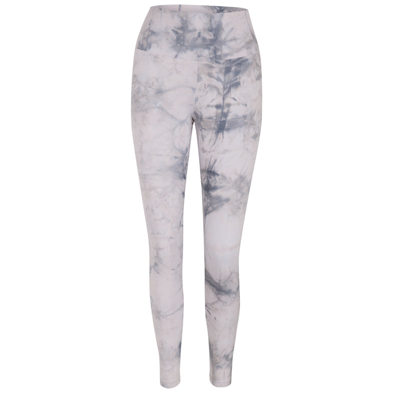 Γυναικείο Αθλητικό Σετ Tie Dye - Ανοιχτό Γκρι - LH52180576
