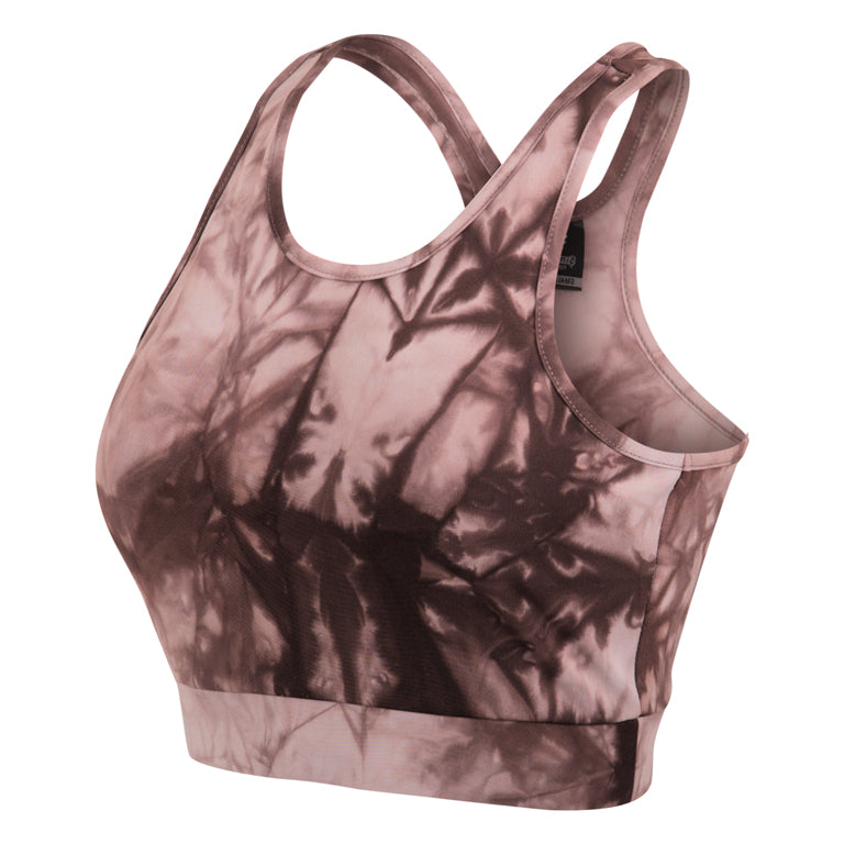 Γυναικείο Αθλητικό Σετ Tie Dye - Καφέ - LH52180576