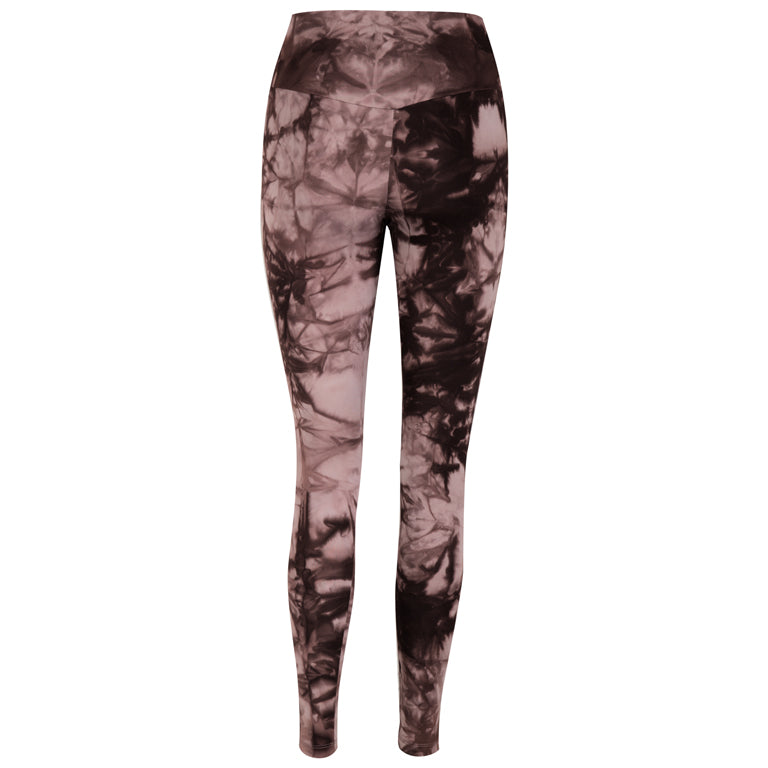 Γυναικείο Αθλητικό Σετ Tie Dye - Καφέ - LH52180576