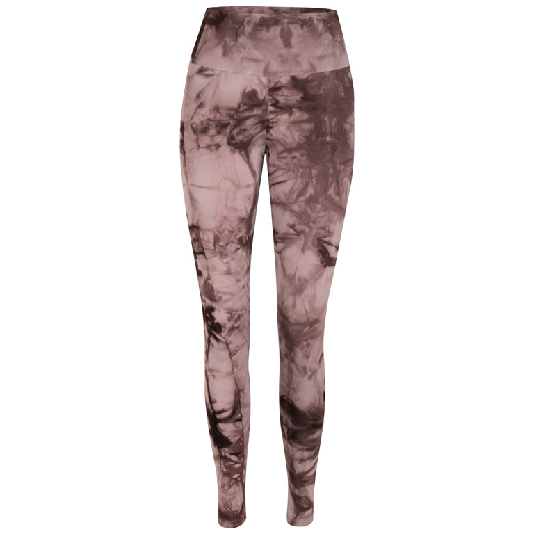 Γυναικείο Αθλητικό Σετ Tie Dye - Καφέ - LH52180576