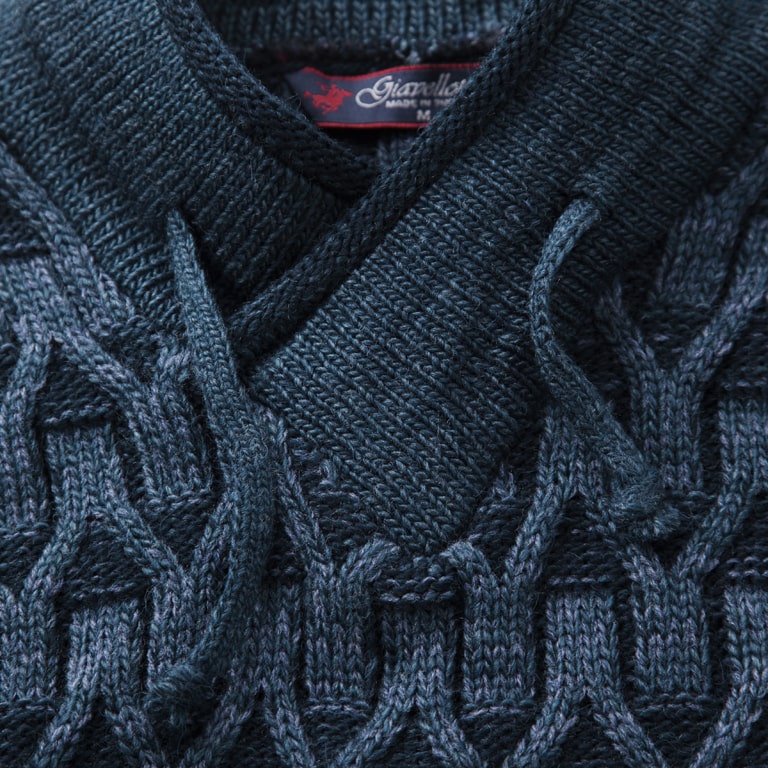 Ανδρική Πλεκτή Μπλούζα Indigo - LH51180170