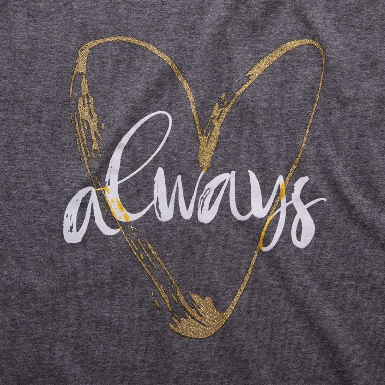 Γυναικεία Μπλούζα T-shirt Ανθρακί - LH52180275