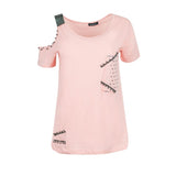 Γυναικεία Μπλούζα T-shirt - Σομόν - LH52180113