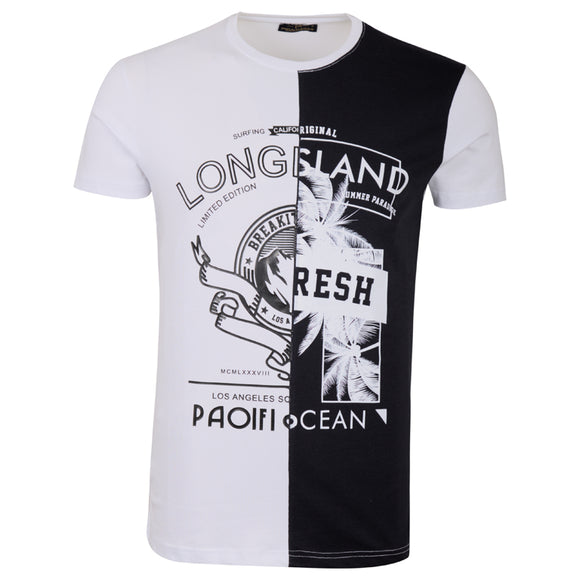 Ανδρική Μπλούζα T-Shirt Λευκό - LH51180141