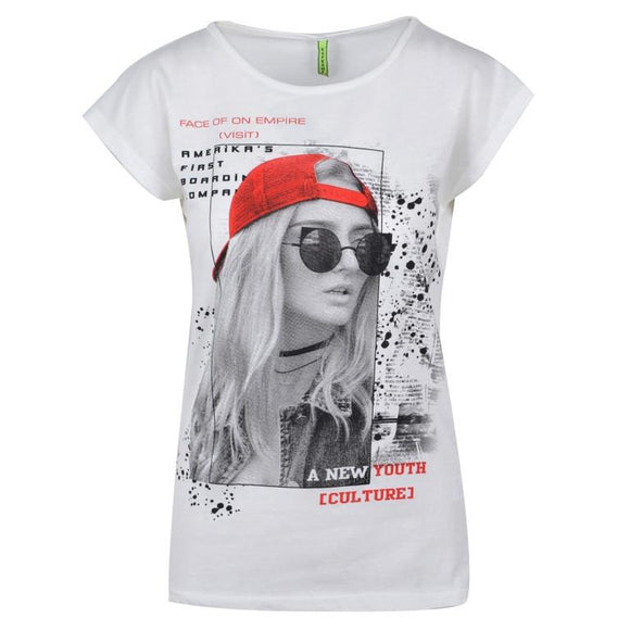 Γυναικεία Μπλούζα T-shirt - Λευκό - LH52170525