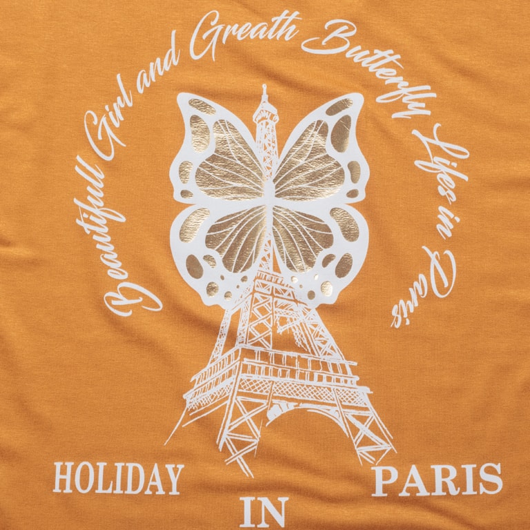 Γυναικεία Μπλούζα T-shirt Μουσταρδί - LH52180315
