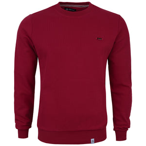 Ανδρική Μπλούζα Sweatshirt Μπορντό - LH51180219