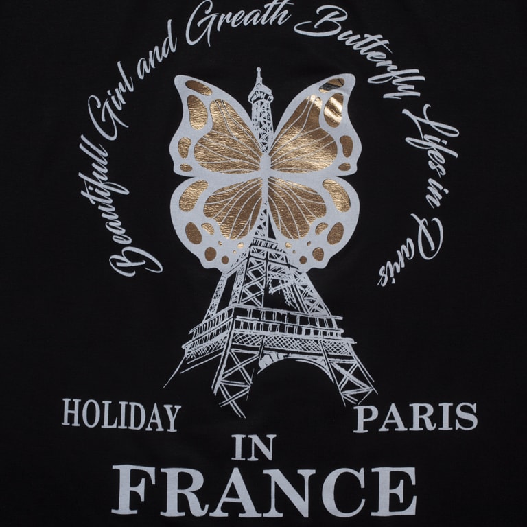 Γυναικεία Μπλούζα T-shirt Μαύρο - LH52180315