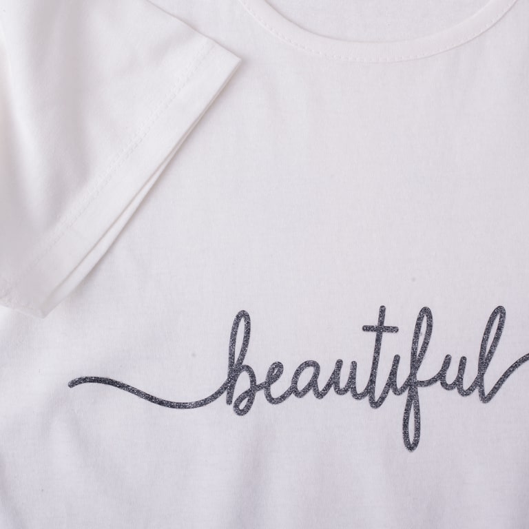 Γυναικεία Μπλούζα T-shirt Κρεμ - LH52180496