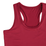Γυναικεία Αθλητικη Αμάνικη Μπλούζα Μπορντό - LH52180506