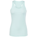 Γυναικεία Αθλητικη Αμάνικη Μπλούζα Θαλασσί - LH52180506