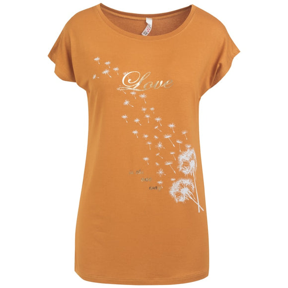 Γυναικεία Μπλούζα T-shirt Μουσταρδί - LH52180316
