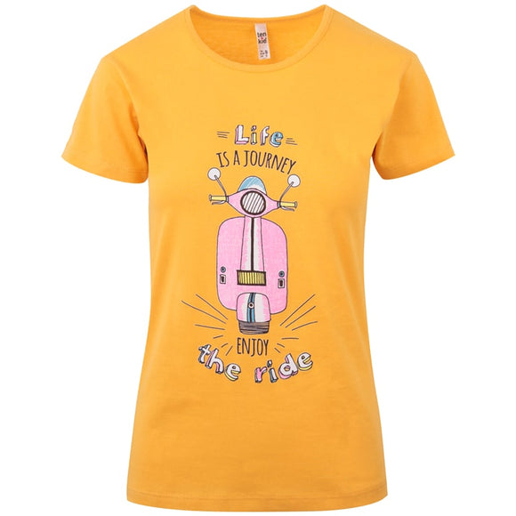 Γυναικεία Μπλούζα T-shirt Κίτρινο - LH52180497