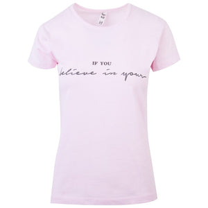 Γυναικεία Μπλούζα T-shirt Σομόν - LH52180494