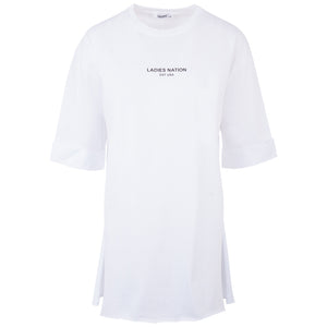 Γυναικεία Μπλούζα T-shirt (oversized) Λευκό - LH52180427
