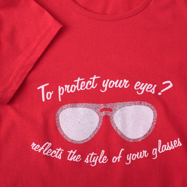 Γυναικεία Μπλούζα T-shirt Κόκκινο - LH52180488