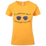 Γυναικεία Μπλούζα T-shirt Κίτρινο - LH52180488