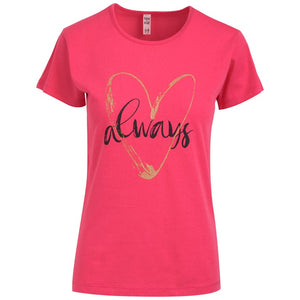 Γυναικεία Μπλούζα T-shirt Φούξια - LH52180275