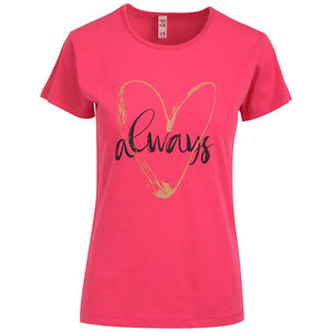 Γυναικεία Μπλούζα T-shirt Φούξια - LH52180275