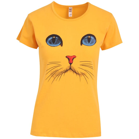 Γυναικεία Μπλούζα T-shirt Κίτρινο - LH52180278