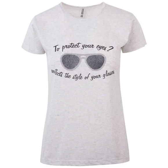 Γυναικεία Μπλούζα T-shirt Εκρού - LH52180488