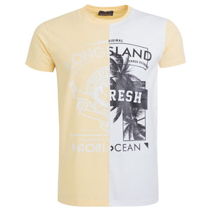 Ανδρική Μπλούζα T-Shirt Κίτρινο - LH51180141