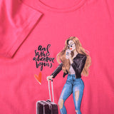 Γυναικεία Μπλούζα T-shirt Ροζ - LH52180491