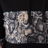 Γυναικείο φούτερ με κουκούλα (Fleece) Μαύρο - LH52180390