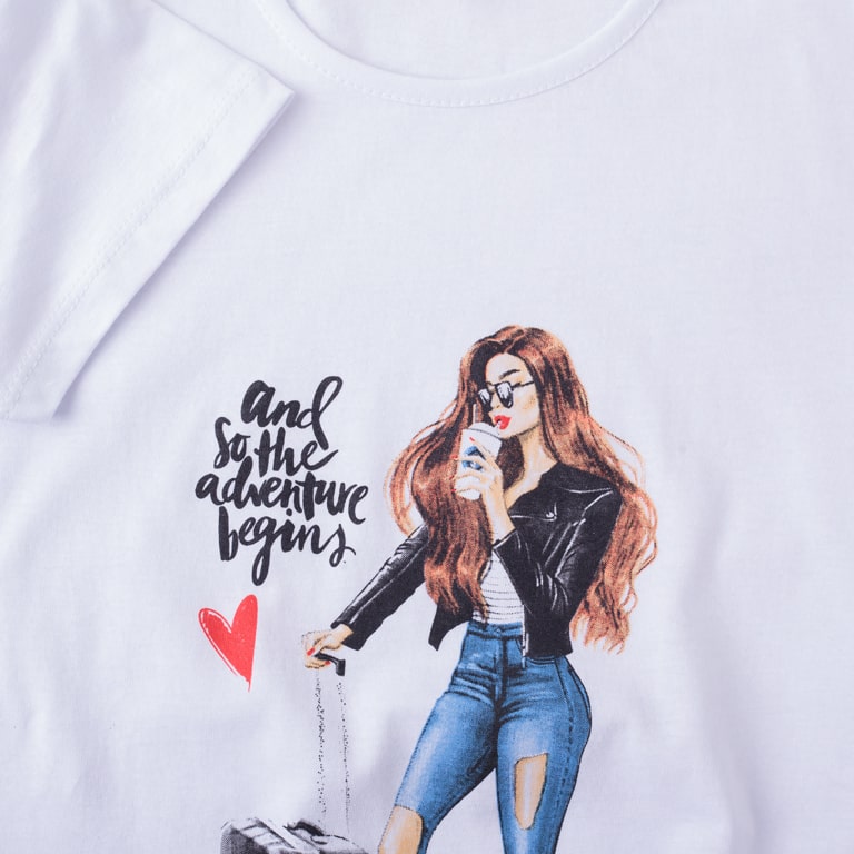 Γυναικεία Μπλούζα T-shirt Λευκό - LH52180491