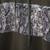 Γυναικείο φούτερ με κουκούλα (Fleece) Χακί - LH52180390