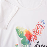 Γυναικεία Μπλούζα T-shirt Κρεμ - LH52180498