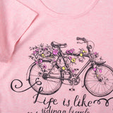 Γυναικεία Μπλούζα T-shirt Σομόν - LH52180499