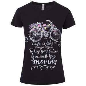 Γυναικεία Μπλούζα T-shirt Μαύρο - LH52180499