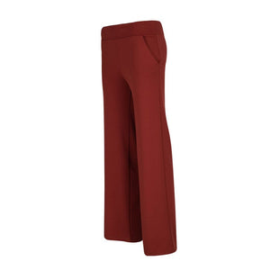 Γυναικείo παντελόνα σε ίσια γραμμή - Κεραμιδί - LH52180100
