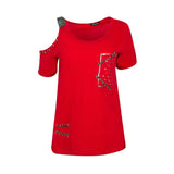 Γυναικεία Μπλούζα T-shirt - Κόκκινο - LH52180113