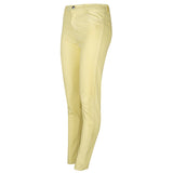 Γυναικείο παντελόνι τζίν skinny - Κίτρινο - LH52170497