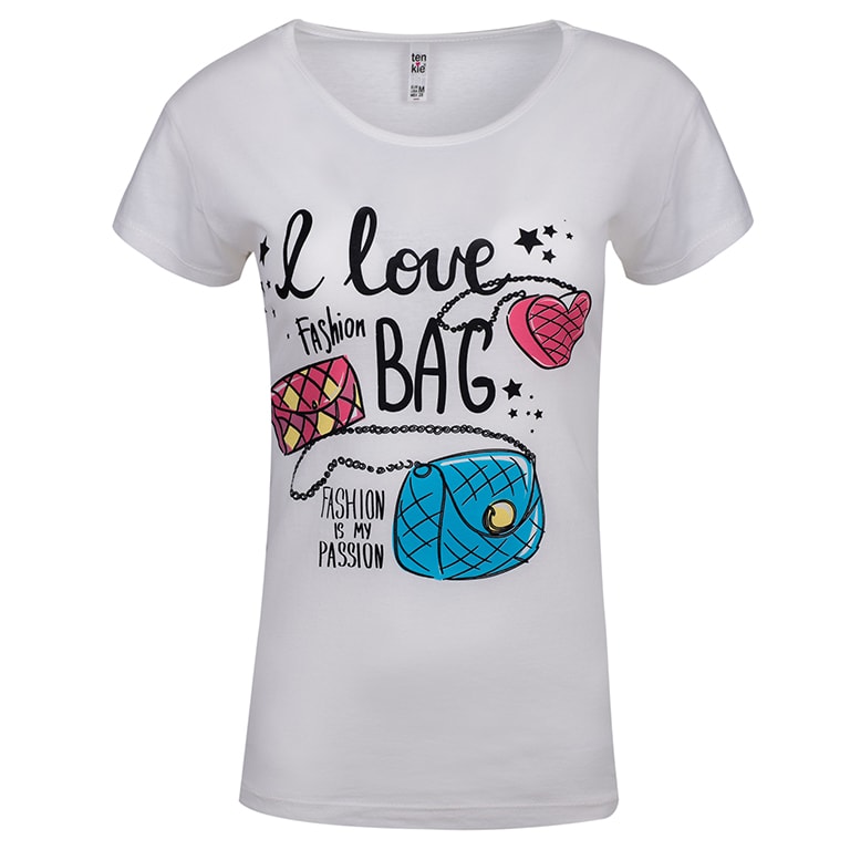 Γυναικεία Μπλούζα T-shirt - Λευκό - LH52180047