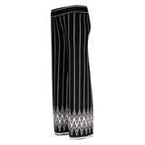 Γυναικείo Ριγέ παντελόνα - Μαύρο - LH52180101