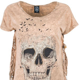 Γυναικεία Μπλούζα T-Shirt - Tan - LH52180063