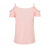 Γυναικεία Μπλούζα T-shirt - Σομόν - LH52180112