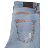 Γυναικείο παντελόνι τζίν skinny - Γαλάζιο - LH52180167